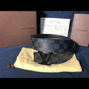 Louis Vuitton Damier belt
